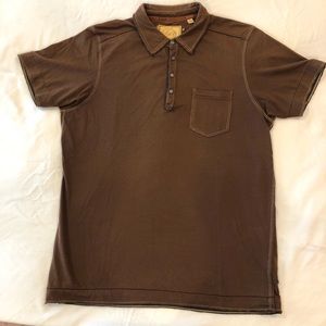 Jeremiah  Men’s Raw Edge Polo-style Top